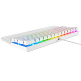Rampage 60% Gaming Keyboard - White