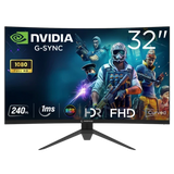 Rampage DROP DR32R240C 32-Inch Curved Gaming Monitor 240Hz 1ms FHD VA HDR FreeSync - Black