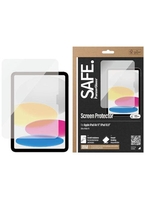 PanzerGlass® SAFE95858, Screen Protector iPad Air 11'' (2024) | iPad 10.9'' | Ultra-Wide Fit
