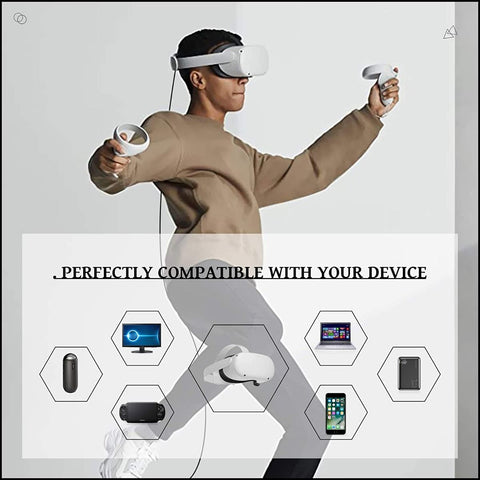 Oculus Quest Link 5m USB 3.2 Gen 1 Cable for VR Headset and Gaming PC