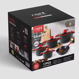 Osfe 17 Pcs Cookware Set