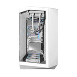 DarkFlash DY470 ATX Mid Tower Gaming Case - White (4 ARGB Fans Included)