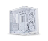 LIAN LI O11 Dynamic Mini V2 ATX Mid Tower Gaming Case - White (Fans Not Included)