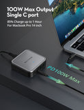 Ravpower RP-PC1042, 4-port Portable Desktop Charger, 100W, - Black