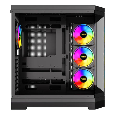 Twisted Minds Vanguard Tempered Glass ATX Mid Tower Gaming Case - Black