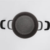 دايو طقم قدور جرانيت من سلسلة دايو ايه أس، 11 قطع (قدر 32, 28, 24 سم, مقلاة 26سم, طاجن 20 سم) مع 8 مقابض سيلكون وحافظة طعام سعة 6 لتر مجانا