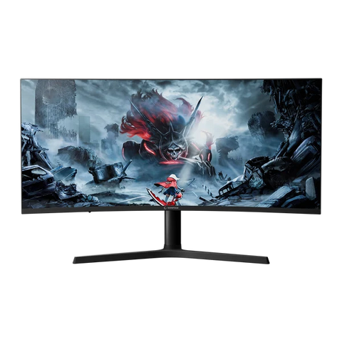 Rampage CYCLOPS CY34R180 34-Inch Curved Gaming Monitor 180Hz 0.5ms Fast VA HDR FreeSync RGB - Black