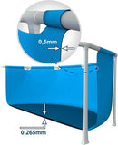 INTEX 2.44m x 76cm Pink Metal Frame Pool, Set up28290NP