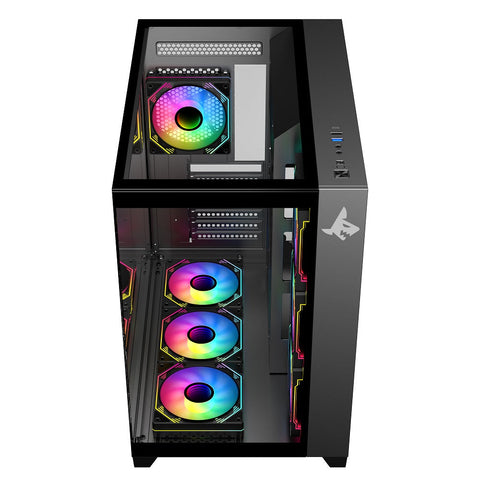 تجميعة كمبيوتر ألعاب قيمنق (Intel Core i5-14400F, RTX 5060 8GB) – رام 16 جيجابايت DDR5 (2x8)، هارد 1 تيرا بايت SSD، مع نظام Windows 11 Pro