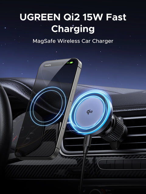 UGREEN W708, Magnetic Car Wireless Charger 15W