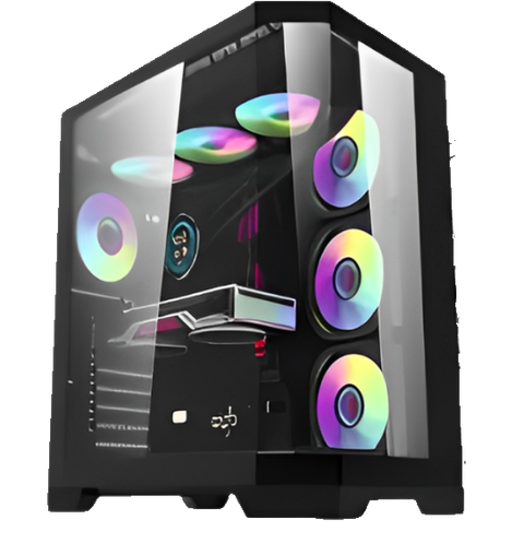 PC Bundle: PC Gaming i5-12400F/RTX 3050/16GB DDR4/1TB with Sades Russula /24" FHD/ HDMI 2.1/ 1ms/120Hz/IPS/Flat Monitor & Sades Battle Ram Keyboard/Mouse/Mousepad