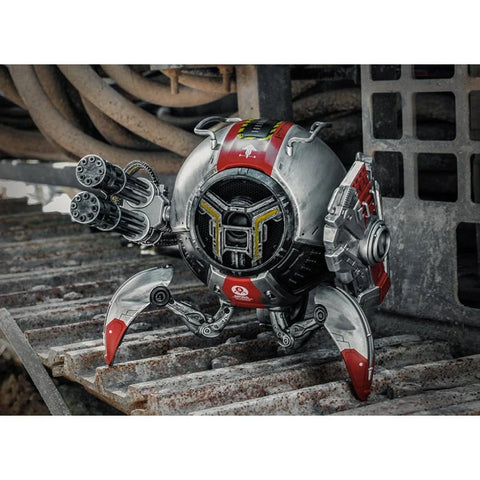 GravaStar Mars Pro Bluetooth 5.0 Speaker with Bass Boost and Stereo Sound - Special Edition Shark 14 Metallic Gray