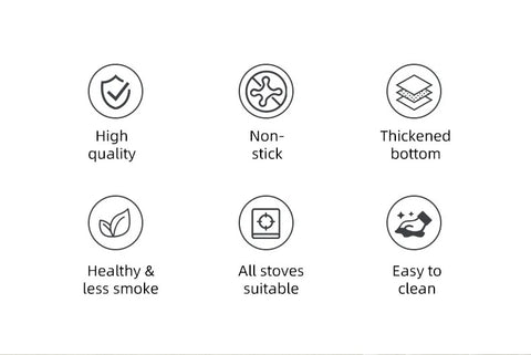 OSFE Fry Pan 3 Layers Stainless Steel - 30 cm