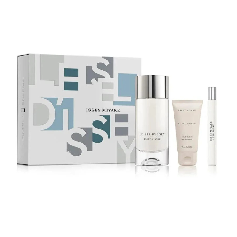 Issey Miyake Le Sel D'Issey Gift Set For Him - 100 ml + SG50 ML 3 PCS SET Issey Miyake Le Sel D'Issey Gift Set For Him - 100 ml + SG50 ML 3 PCS SET