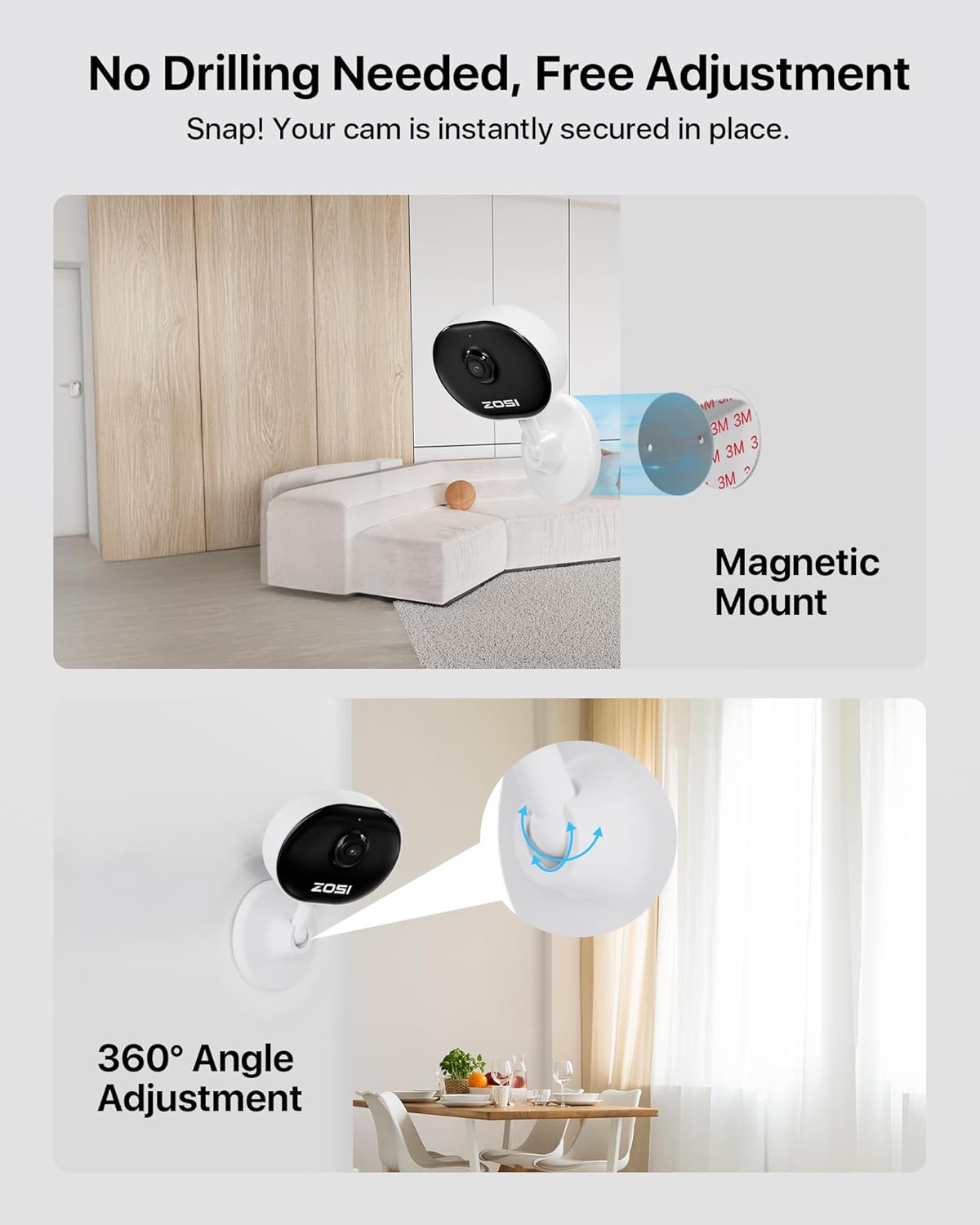 ZOSI 2.0MP INDOOR CAMERA ZOSI 2.0MP INDOOR CAMERA