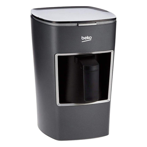 Beko Turkish Coffee Maker BKK 2300 – 670W, 1.2L, Anti-Spill, Single Button Control, Grey