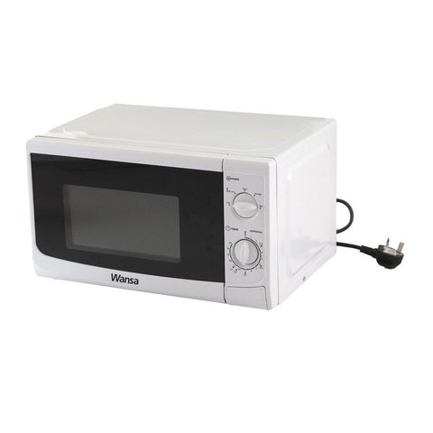 Wansa, Microwave MM720CWW – 20L Capacity, 700W Power, Manual Control, White