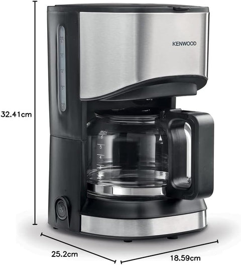 KENWOOD DRIP COFFEE MAKER 6 CUPS BKMETAL CMM05.000BM