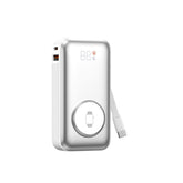 WiWU P027 Elite Power Bank 10,000mAh, Silver