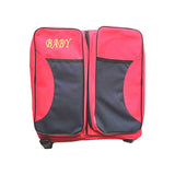 Portable 3-in-1 Baby Essentials Bag, Travel Bed & Changing Station Red