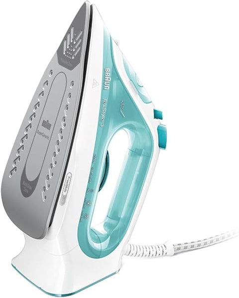 Braun TexStyle 3 Steam Iron, Turquoise 2350 Watts