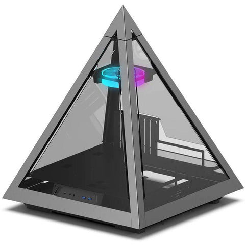 AZZA Pyramid Innovative With RGB Fan - PC Case - Black