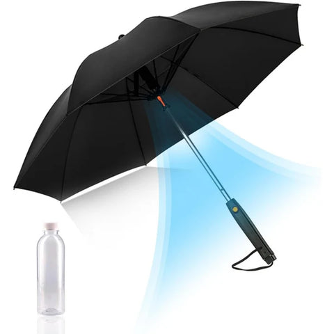 TB Protection Walking Umbrella With Spray and Fan