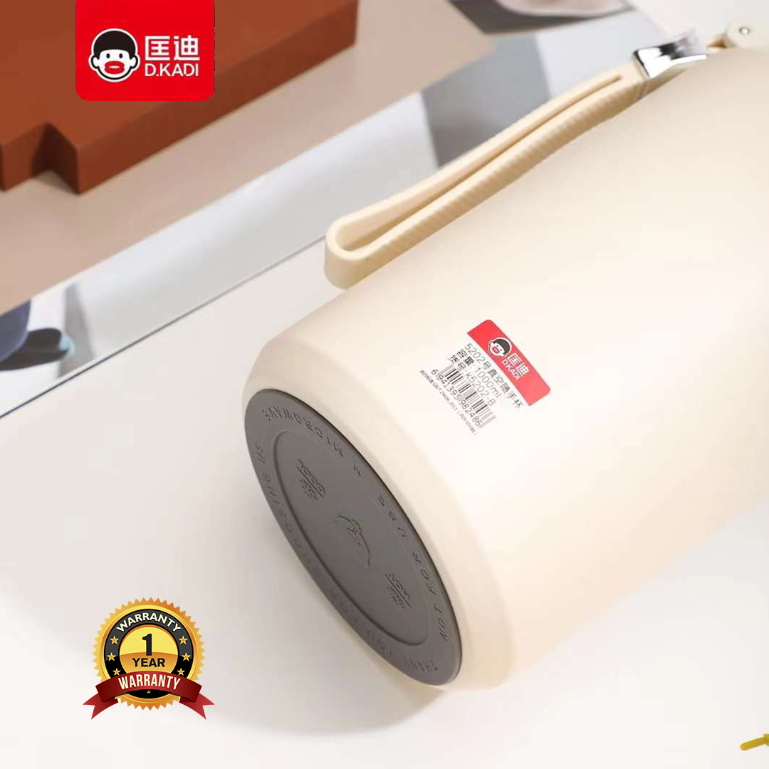 D.kadi 5202 Vacumm Bottle  1000ML-white D.kadi 5202 Vacumm Bottle  1000ML-white