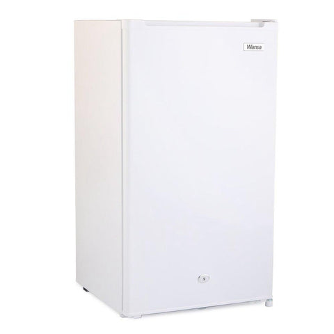 Wansa 3.3 CFT Single Door Mini Refrigerator – 95 L Compact Mini Fridge (White)