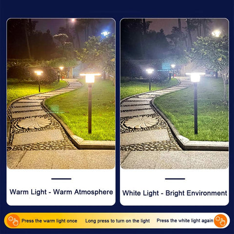 Elegant Garden Walkway Tower and Ground Light for Garden Patio and Outdoors