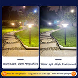 Elegant Garden Walkway Tower and Ground Light for Garden Patio and Outdoors