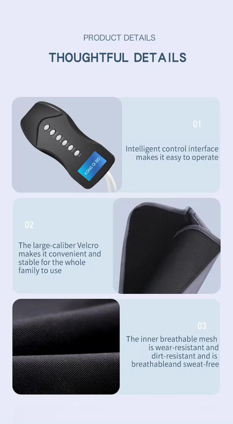Rechargeable Cordless 360° Air Compression Leg Massager