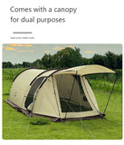 Chanodug Tunnel Camping Tent 6-8 Person with Canopy and Courtyard Design