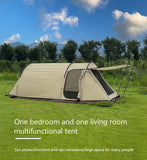 Chanodug Tunnel Camping Tent 6-8 Person with Canopy and Courtyard Design