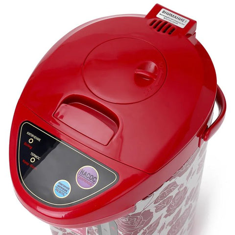 High-Capacity 6.8L Stainless Steel Electric Kettle with Hot Beverage Dispensing, Boil-Dry Protection & LED Indicator β 800W