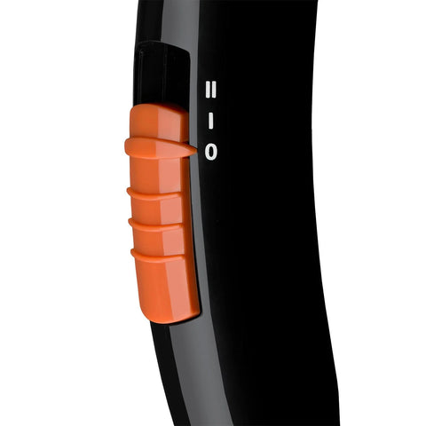 Babyliss Dc Dryer 2000W Black Travel Dual Voltage Fast Drying 2 Heat/ Speed Settings Nozzle Folding Handle Light