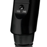 Babyliss Dc Dryer 2000W Black Travel Dual Voltage Fast Drying 2 Heat/ Speed Settings Nozzle Folding Handle Light