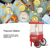 Retro Hot Air Popcorn Maker Machine - 1200W