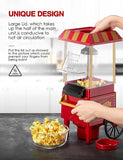 Retro Hot Air Popcorn Maker Machine - 1200W
