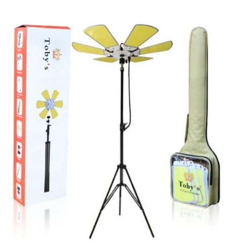 Toby’s Outdoor Multi-Function LED Camping Lantern with Tripod Stand 85W Rechargeable High Brightness Light