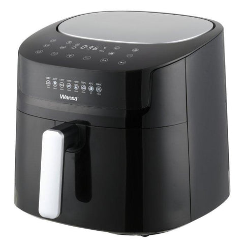 Wansa Air Fryer – 1800W, 6.5L, Digital Touch Display, 8 Presets