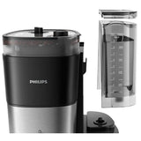 Philips All-in-1 Brew Coffee Maker HD7900/50 – 1.25L, Integrated Grinder, Duo-Bean Container, Timer, Black