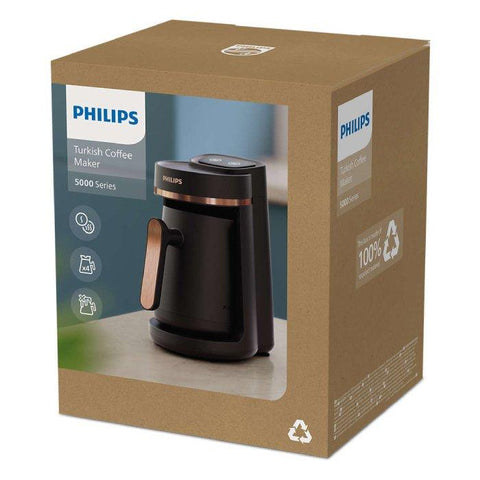 Philips Series 5000 Turkish Coffee Maker HDA150/62 – 735W, Slow Brew, 4 Cups, Touch Control