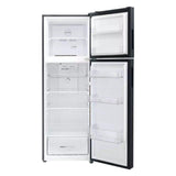 Haier Top Mount Refrigerator – 12.6 CFT / 357 L Top Freezer Fridge (Black)