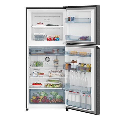 Hitachi Top Freezer Refrigerator – 344 L (12.2 CFT Net / 13.4 CFT Gross) No Frost, Inox