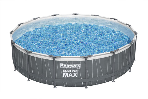Bestway Frame Pool Set with Filter Pump, Ladder, Cover and Light 4.57 m x 1.07 m