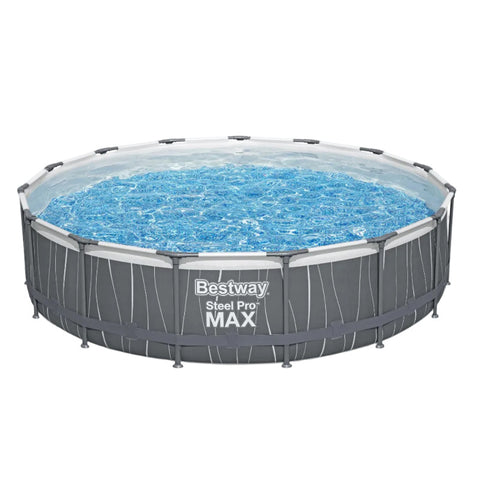 Bestway Frame Pool Set with Filter Pump, Ladder, Cover and Light 4.57 m x 1.07 m