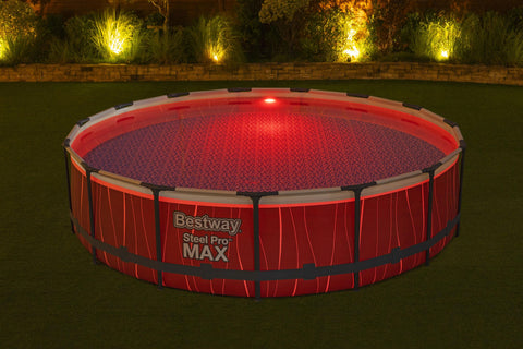 Bestway Frame Pool Set with Filter Pump, Ladder, Cover and Light 4.57 m x 1.07 m