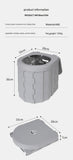 Portable Foldable Toilet Bucket & Trash Can for Outdoor & Camping