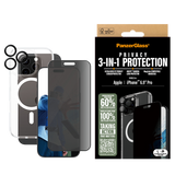 PanzerGlassŽ B1294+P2864+1284, 3-in-1 Privacy Protection Bundle PG Ultra Wide Fit Privacy SP | Hoops⢠| HardCase for iPhone 16 Pro Max